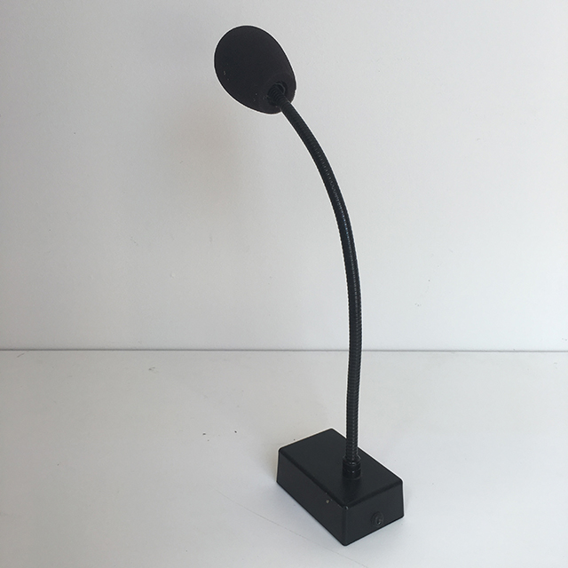 MICROPHONE, Lectern Style - Black
